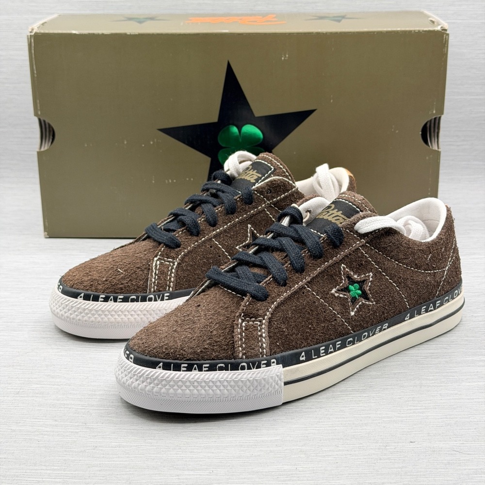 Converse‎ One Star Patta 4 Leaf Clover Men's 4.5 Sneakers A07415C Women's 6.5